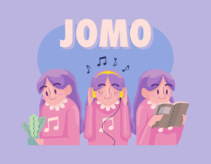 girl enjoying herself, jomo