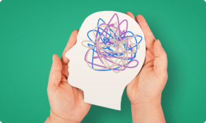 brain scrambled. Poor attention span